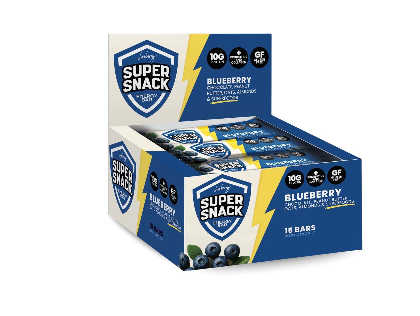Classic Blueberry Super Snack Bar - 15 ct Box