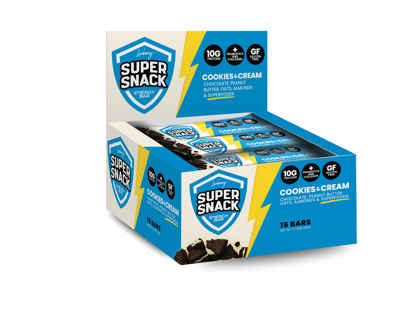 Classic Cookies and Cream Super Snack Bar - 15 ct Box