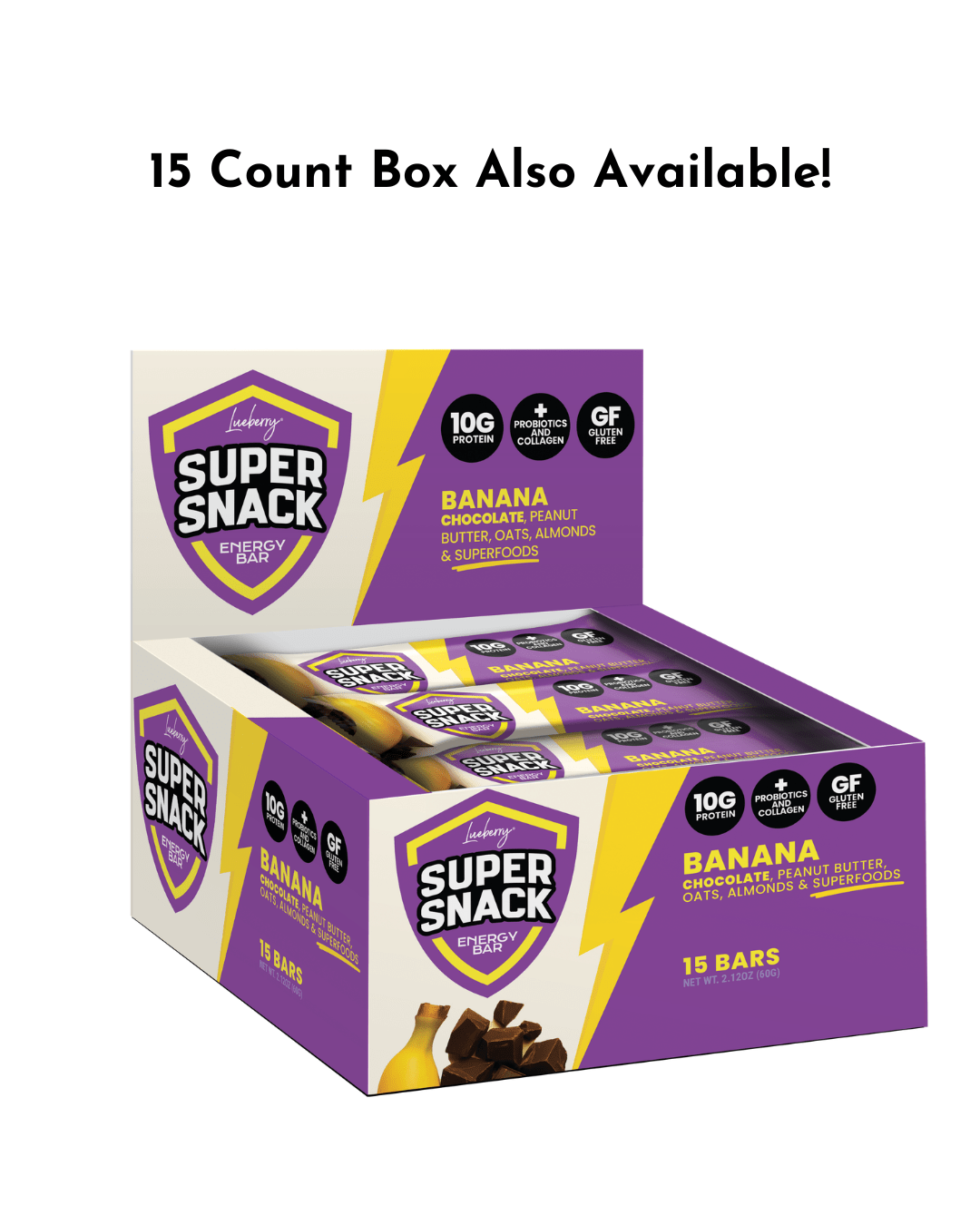 Classic Banana - 4ct Flavor Pack - Super Snacks by Lueberry