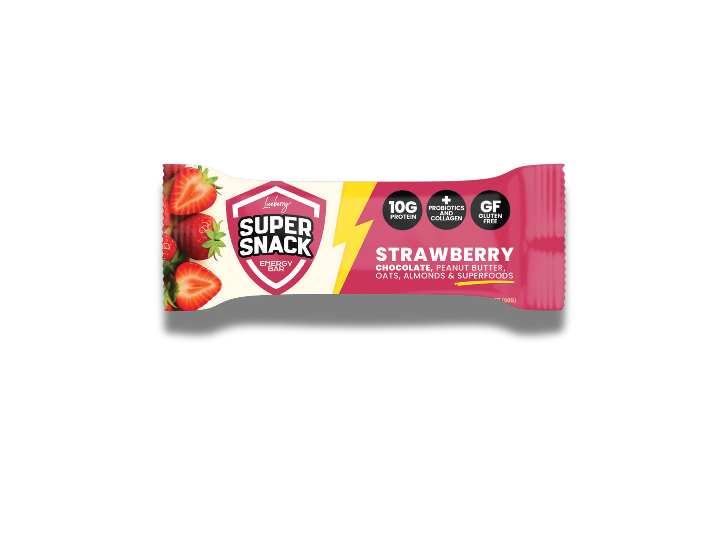 Classic Strawberry Super Snack Bar - 15 ct Box