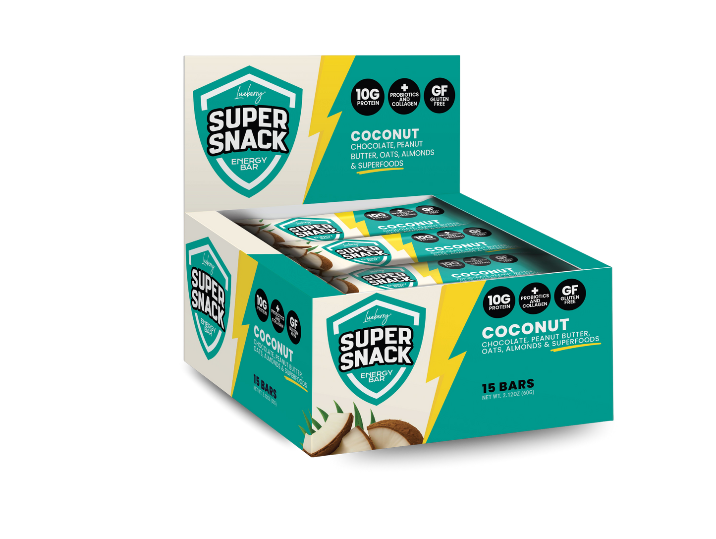 Classic Coconut Super Snack Bar - 15 ct Box