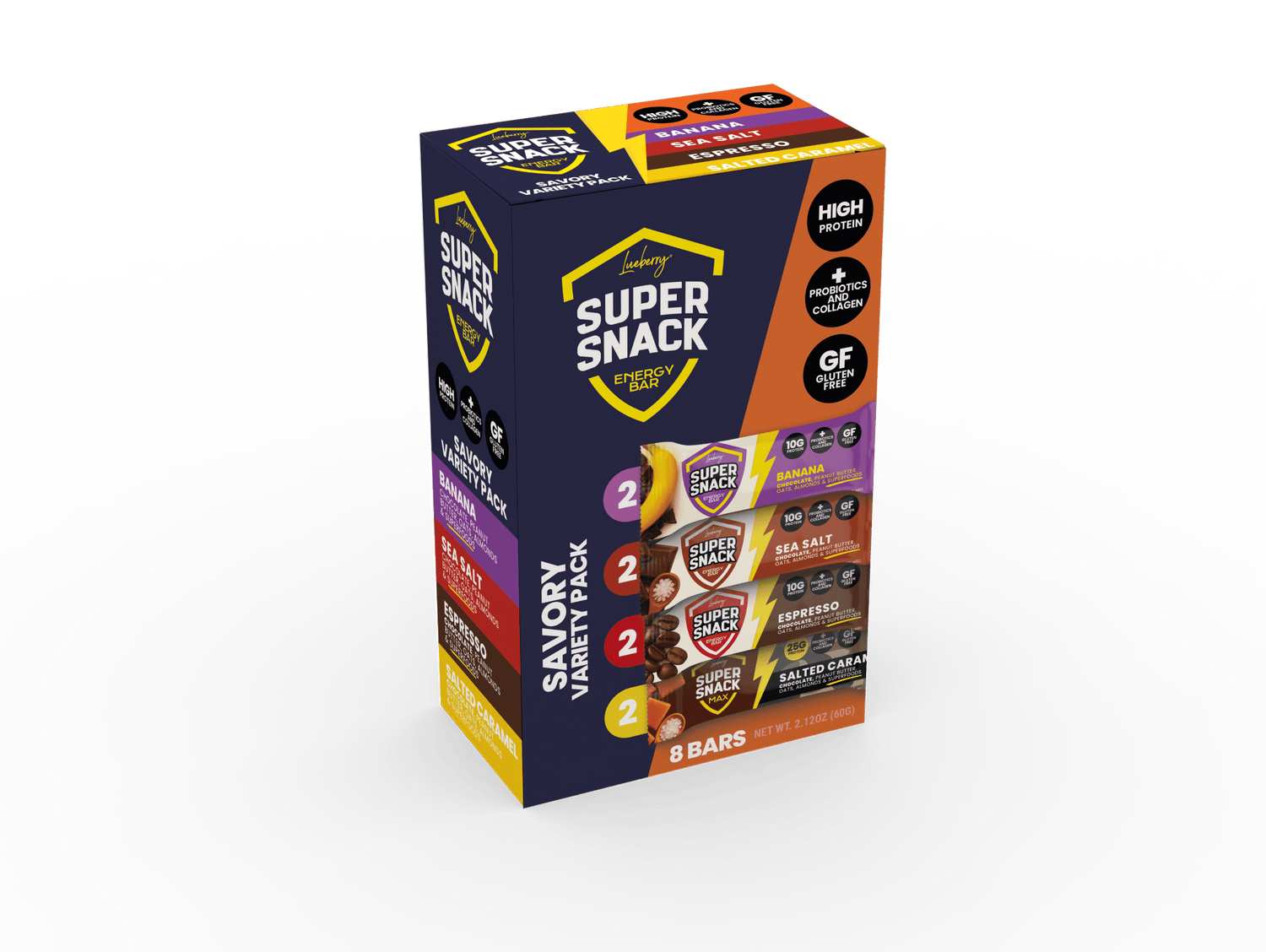 Classic Savory Variety Pack - Super Snacks by Lueberry