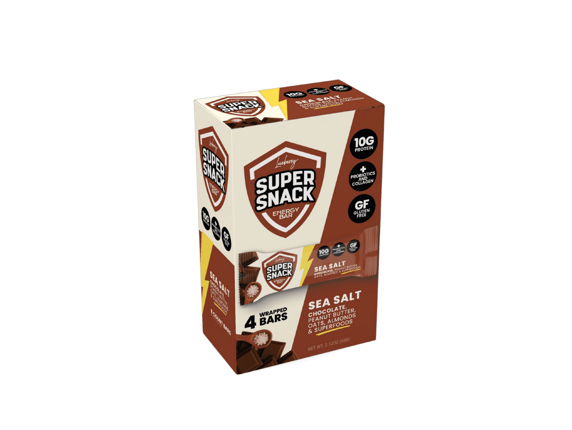 Classic Sea Salt - 4ct Flavor Pack - Super Snacks by Lueberry