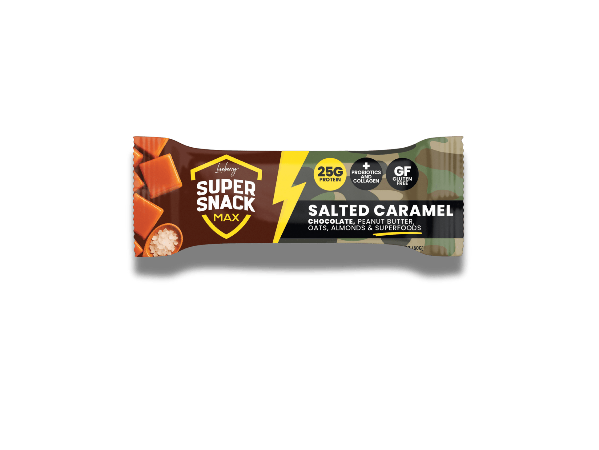MAX Salted Caramel - 15 ct Box - Super Snacks by Lueberry