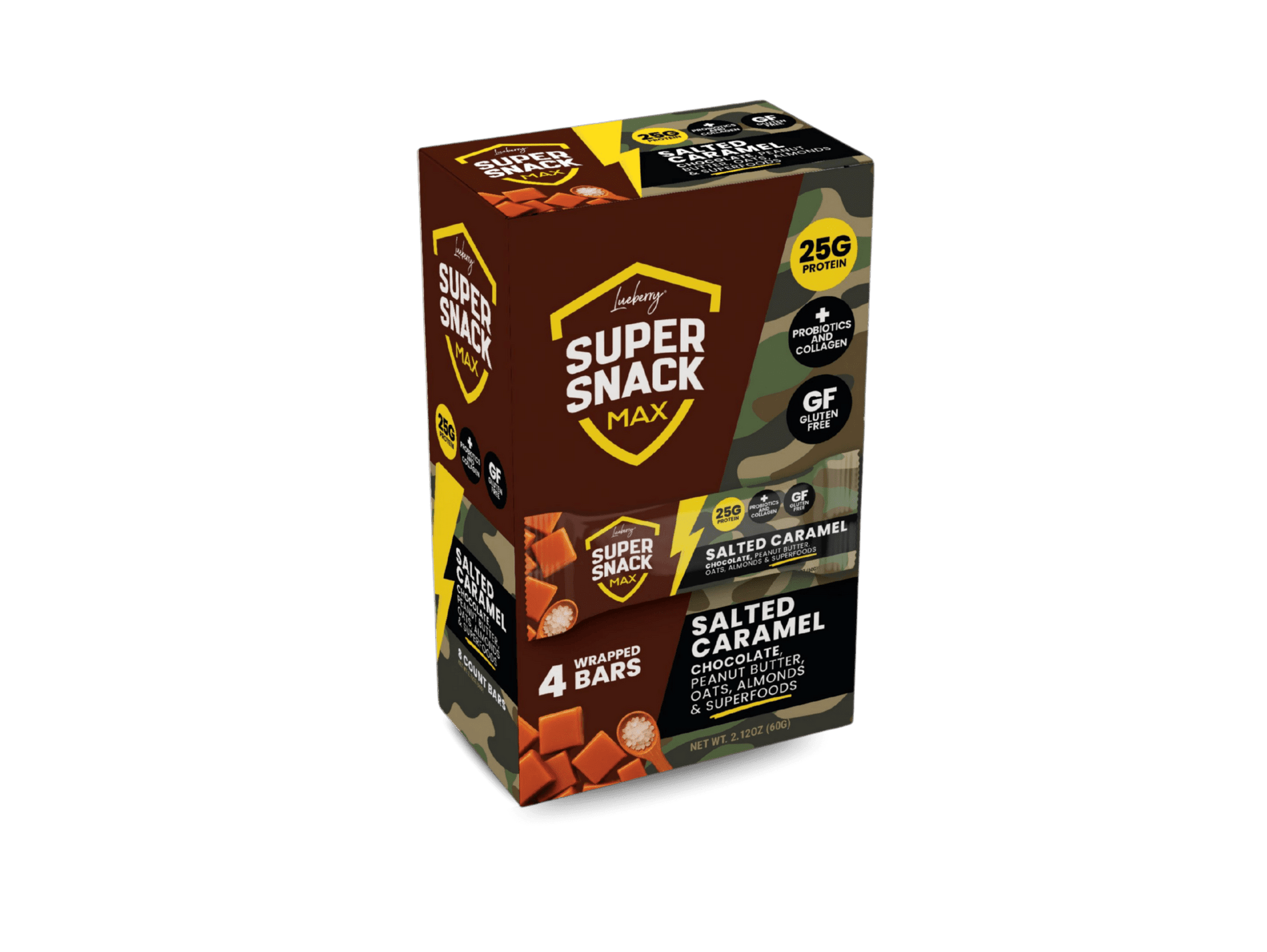 MAX Salted Caramel - 4ct Flavor Pack - Super Snacks by Lueberry
